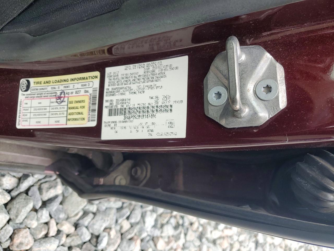2017 FORD FUSION TITANIUM PHEV photo 34