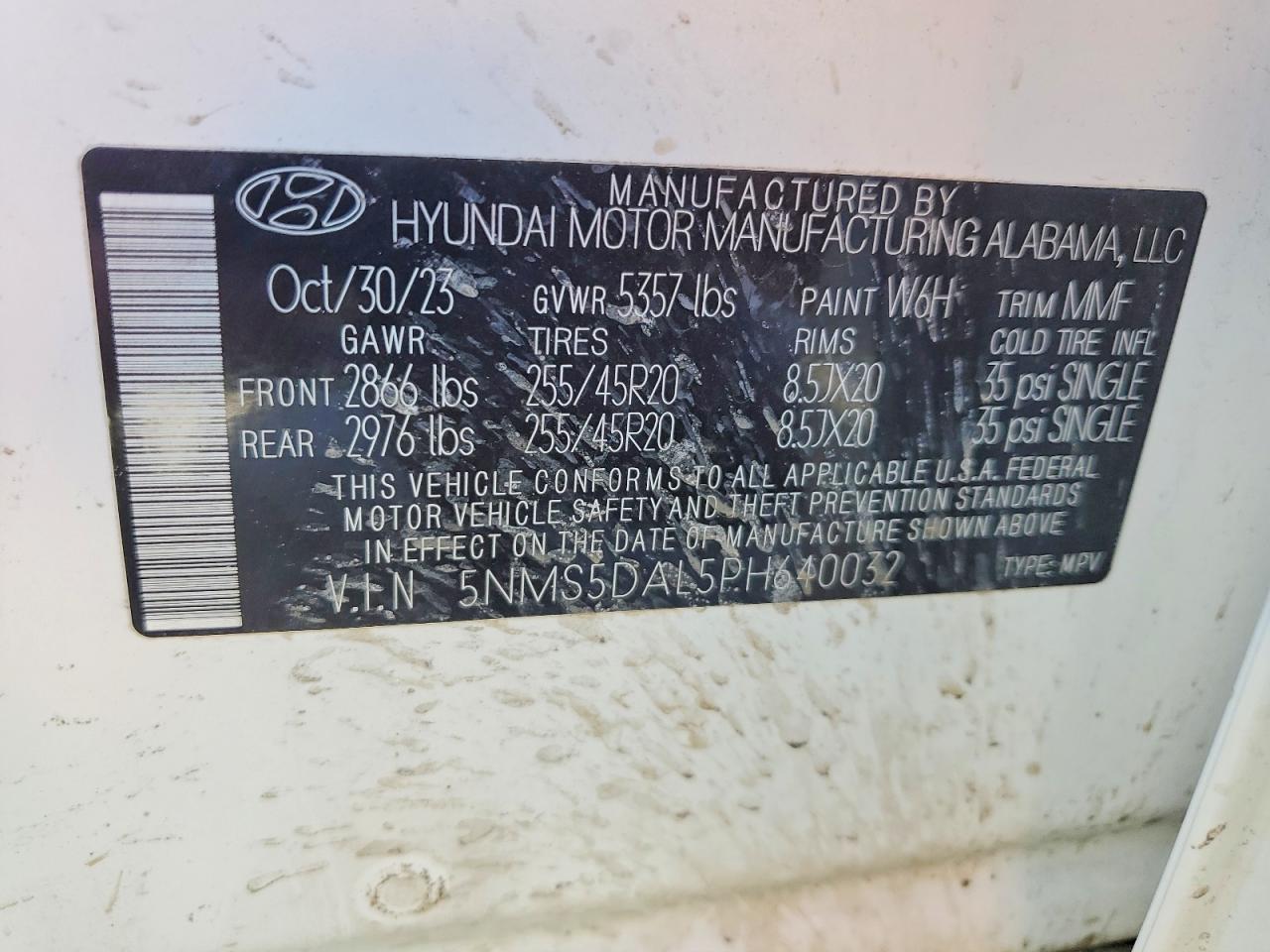 2023 HYUNDAI SANTA FE CALLIGRAPHY photo 40