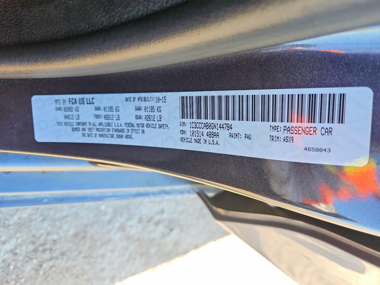 2016 CHRYSLER 200 LIMITED photo 23