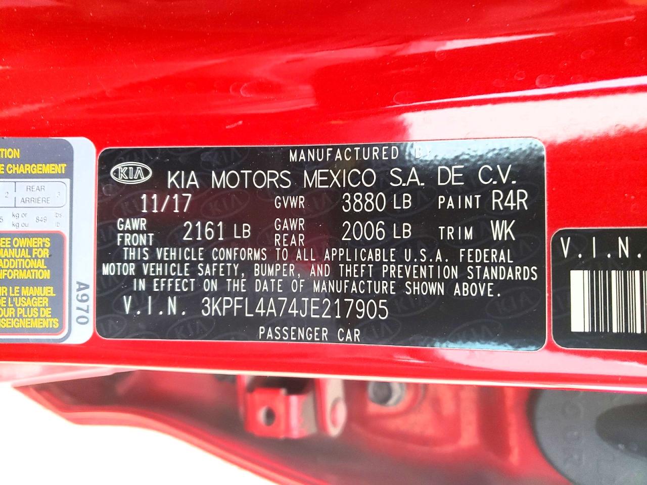 2018 KIA FORTE S photo 25