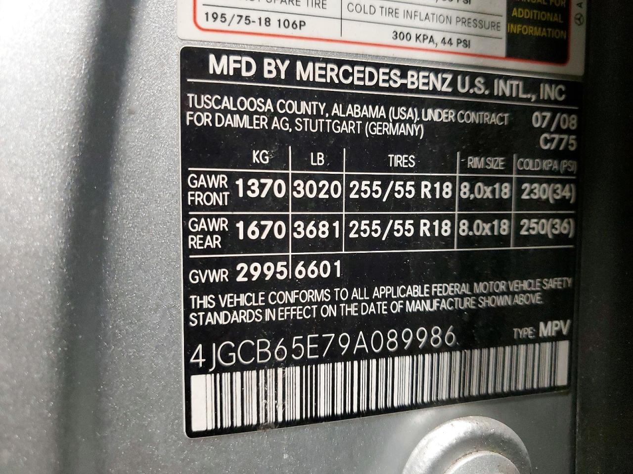 2009 MERCEDES-BENZ R 350 4MATIC photo 14