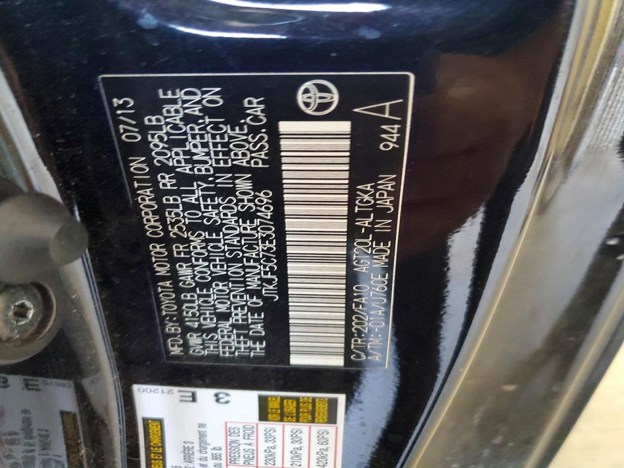 2014 TOYOTA SCION photo 34