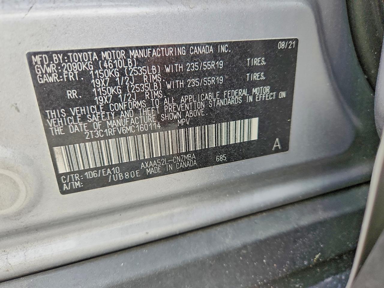 2021 TOYOTA RAV4 XLE PREMIUM photo 25
