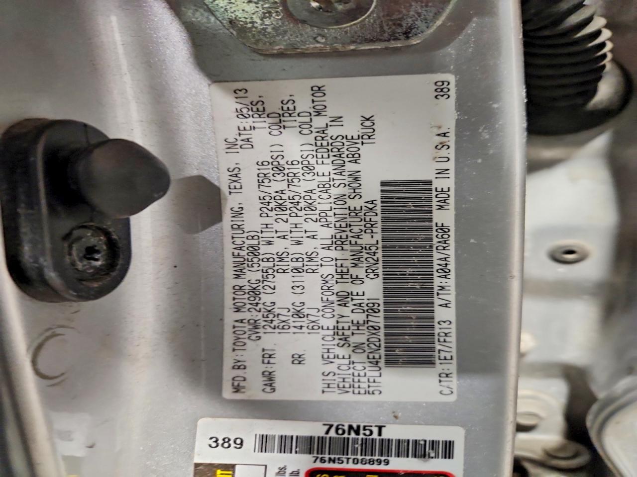 2013 TOYOTA TACOMA V6 photo 34