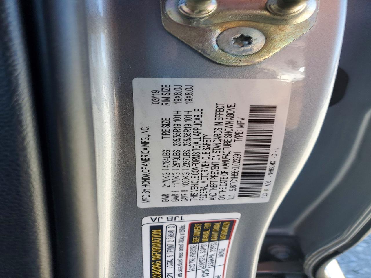 2019 ACURA RDX TECHNOLOGY photo 25