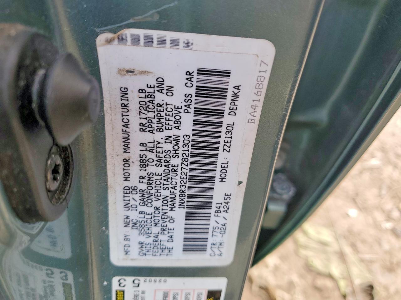 2007 TOYOTA COROLLA LE photo 23