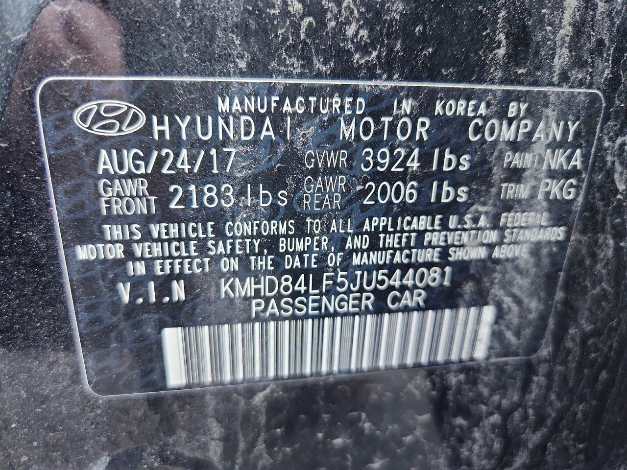 2018 HYUNDAI ELANTRA VALUE EDITION photo 23