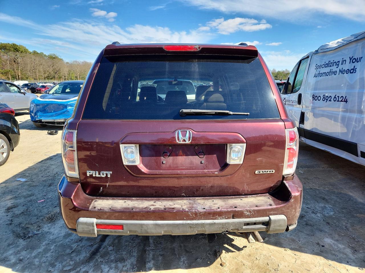 2008 HONDA PILOT EXL photo 16