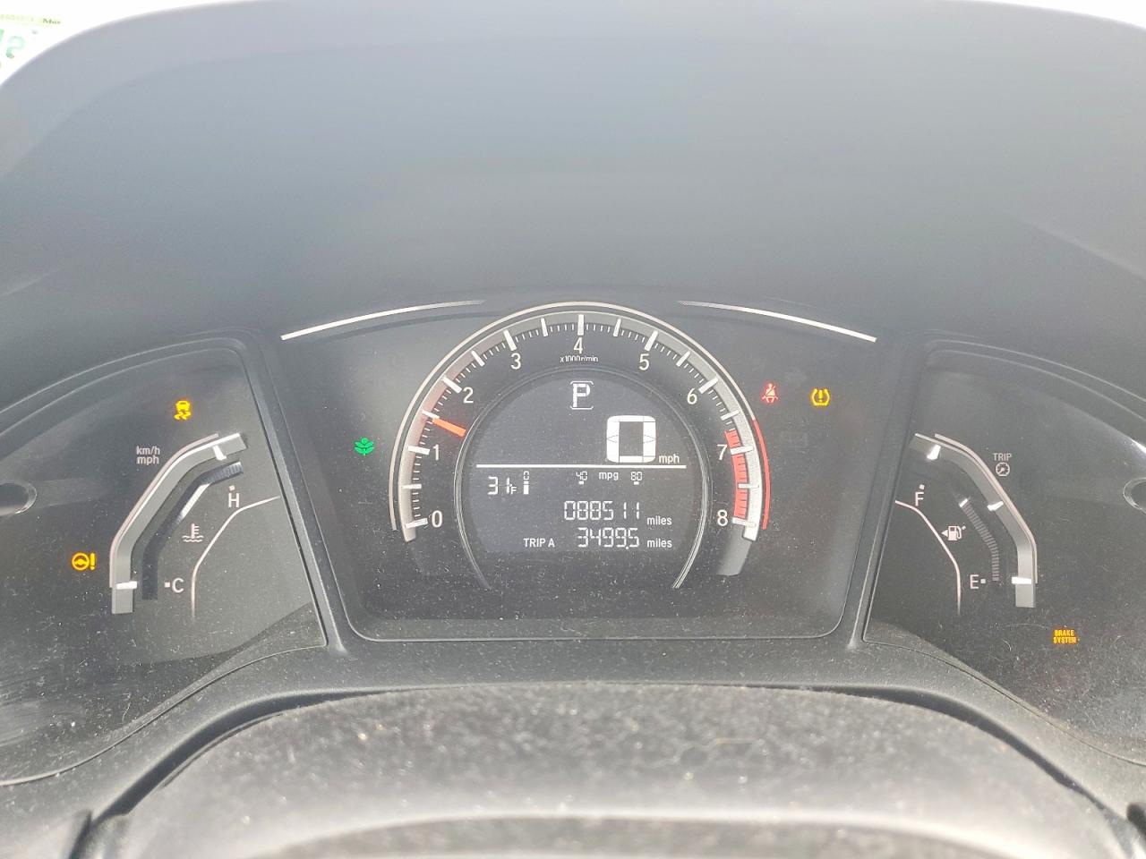 2016 HONDA CIVIC LX photo 9