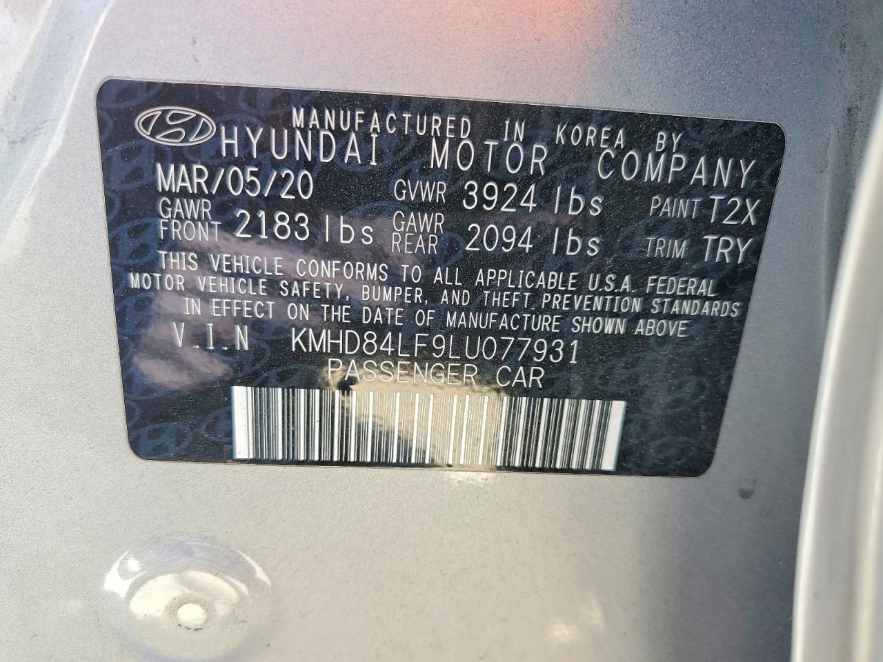 2020 HYUNDAI ELANTRA VALUE EDITION photo 23