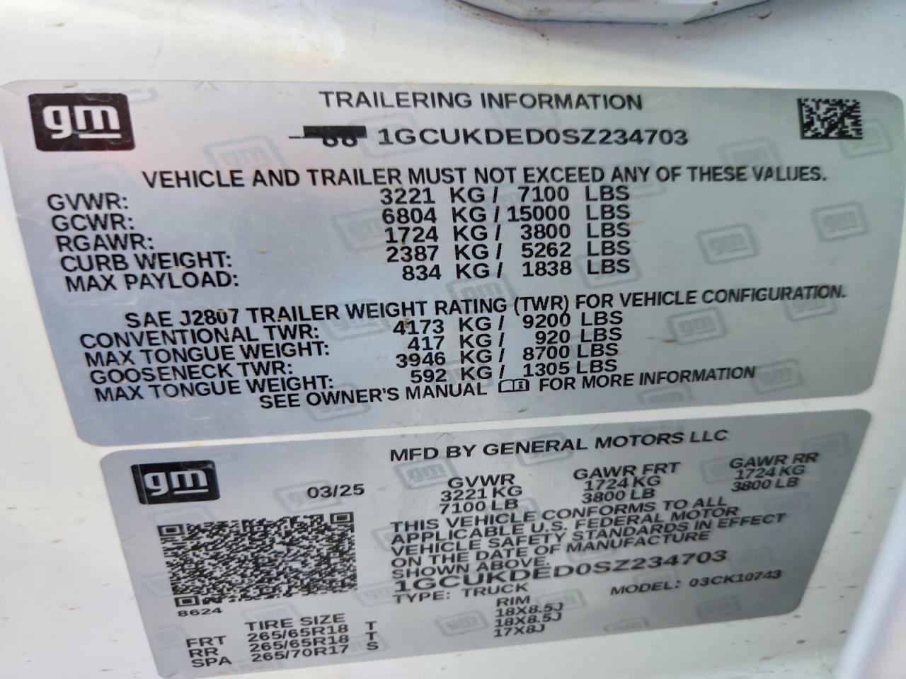 2025 CHEVROLET SILVERADO K1500 LT photo 34