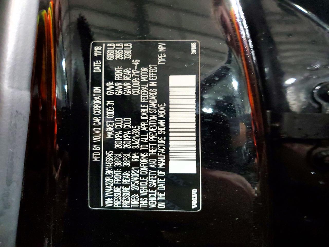 2019 VOLVO XC90 T6 INSCRIPTION photo 37