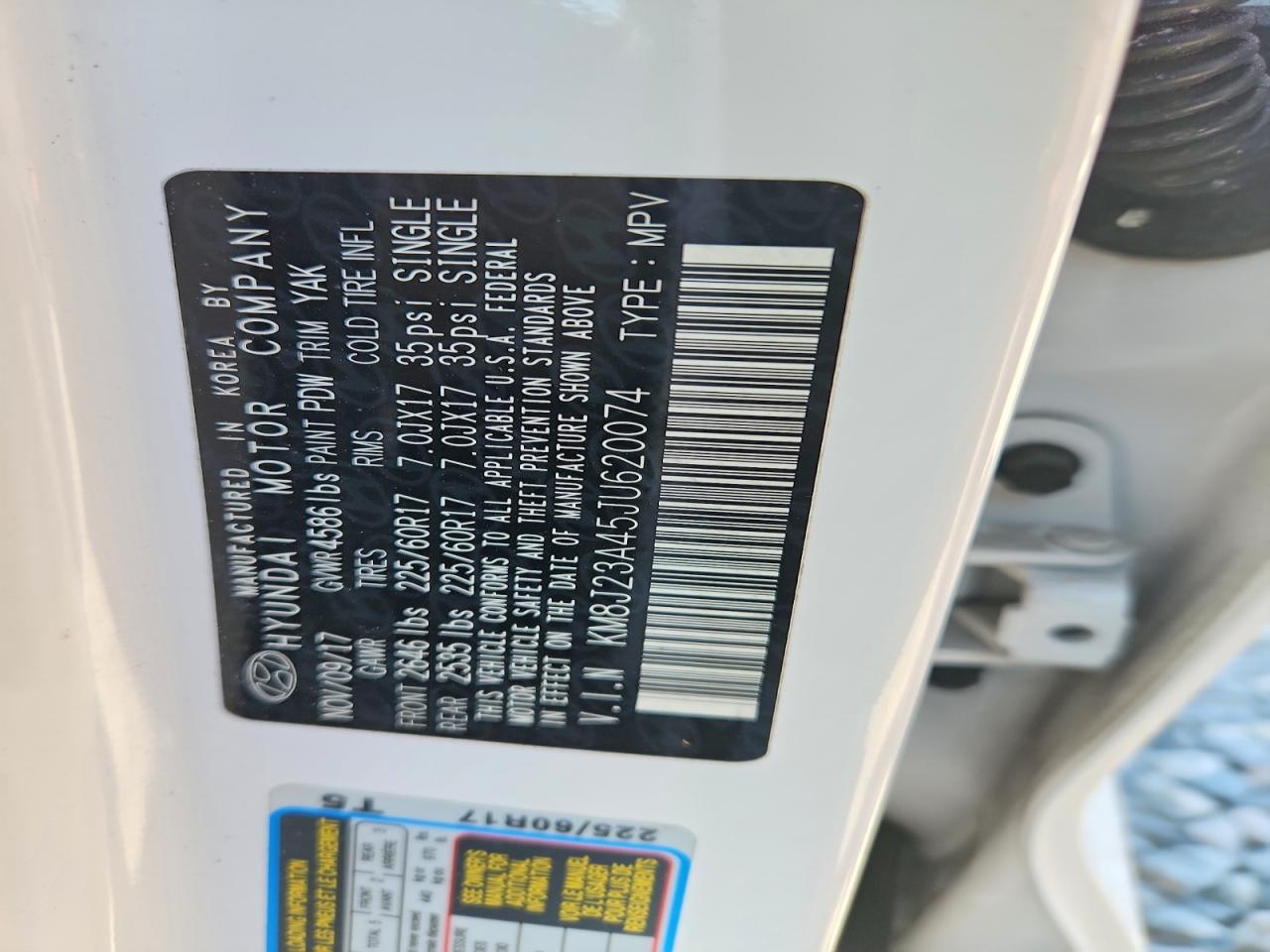 2018 HYUNDAI TUCSON SE photo 27