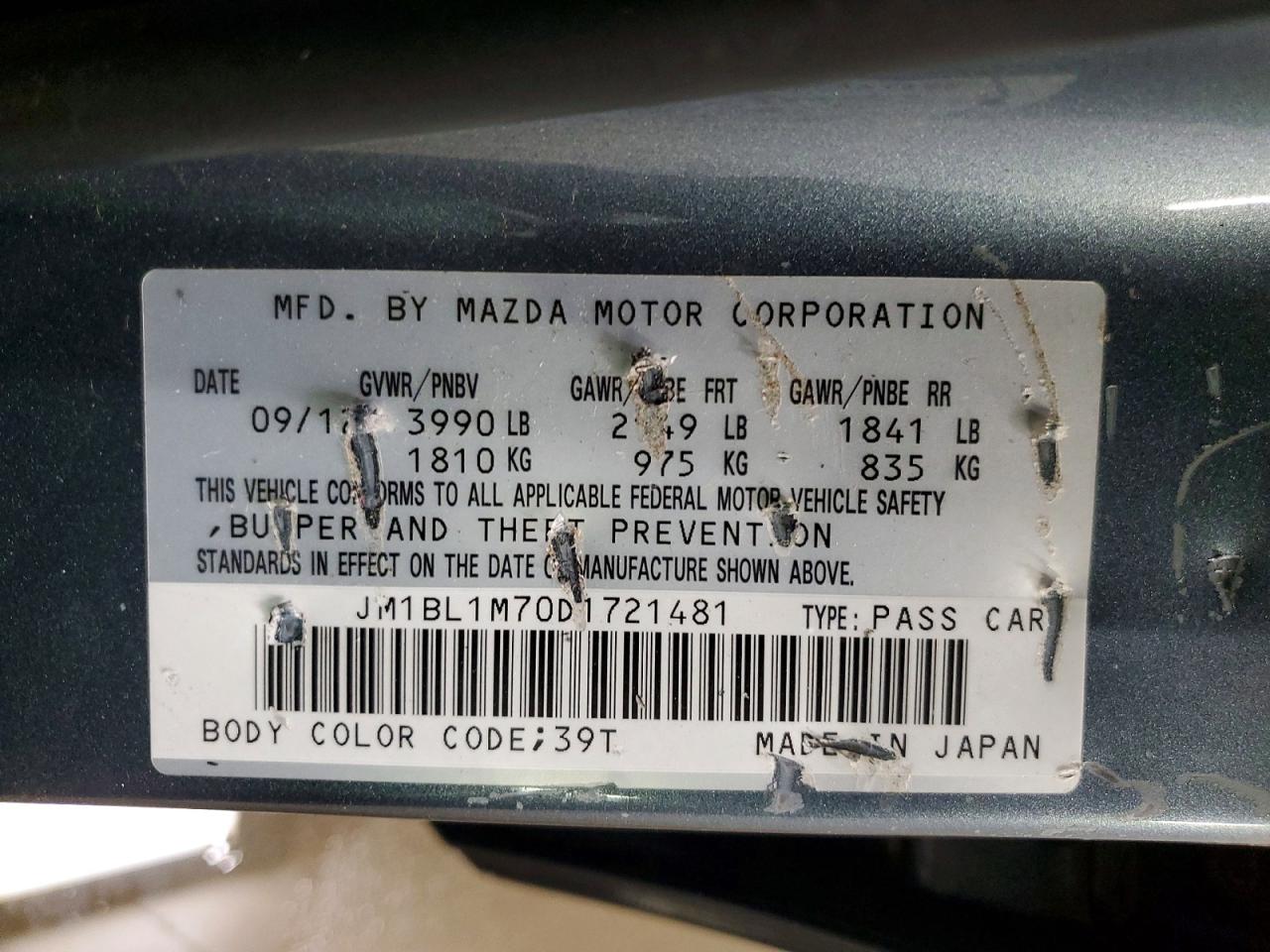 2013 MAZDA 3 I photo 12
