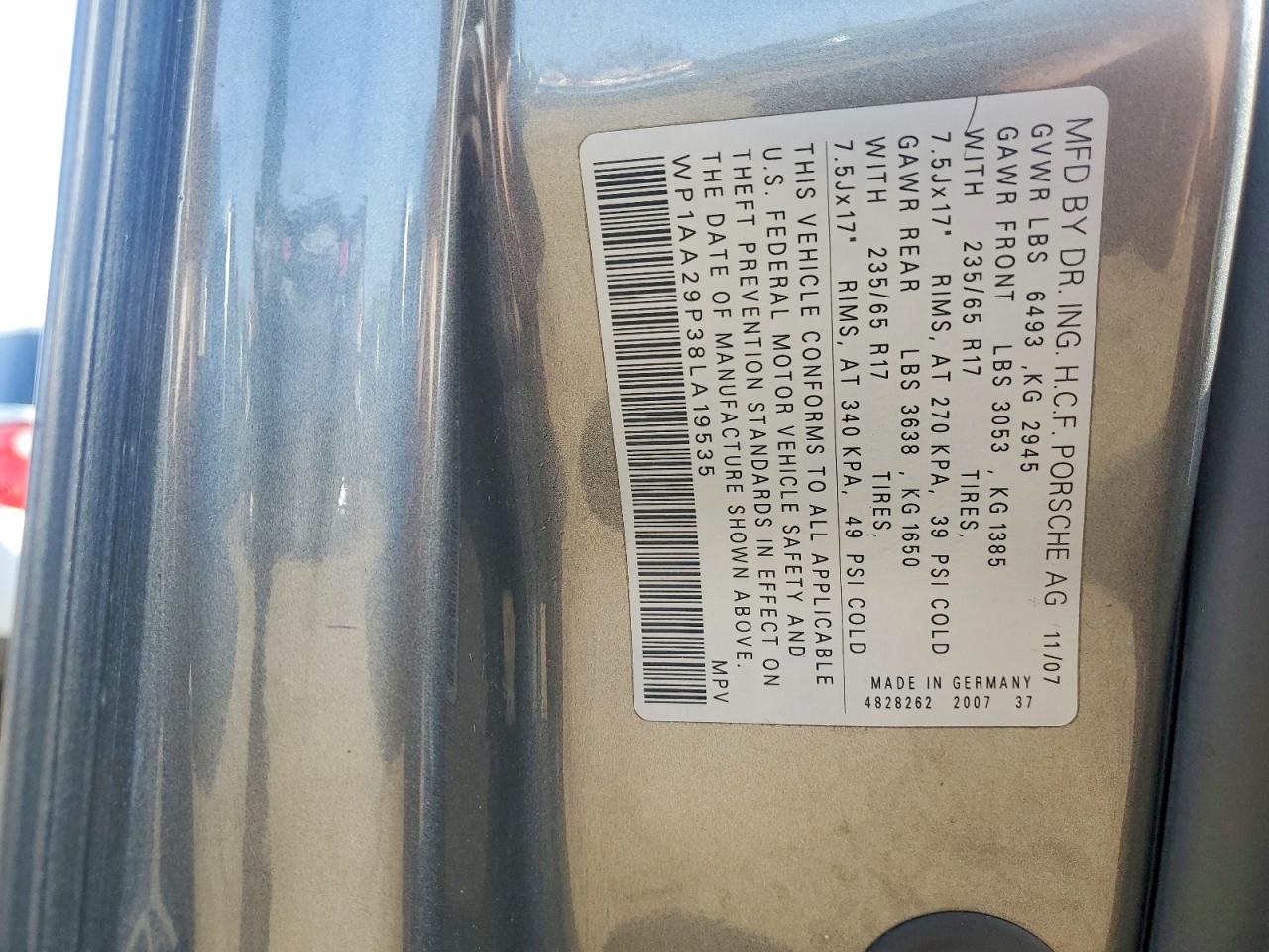 2008 PORSCHE CAYENNE photo 34