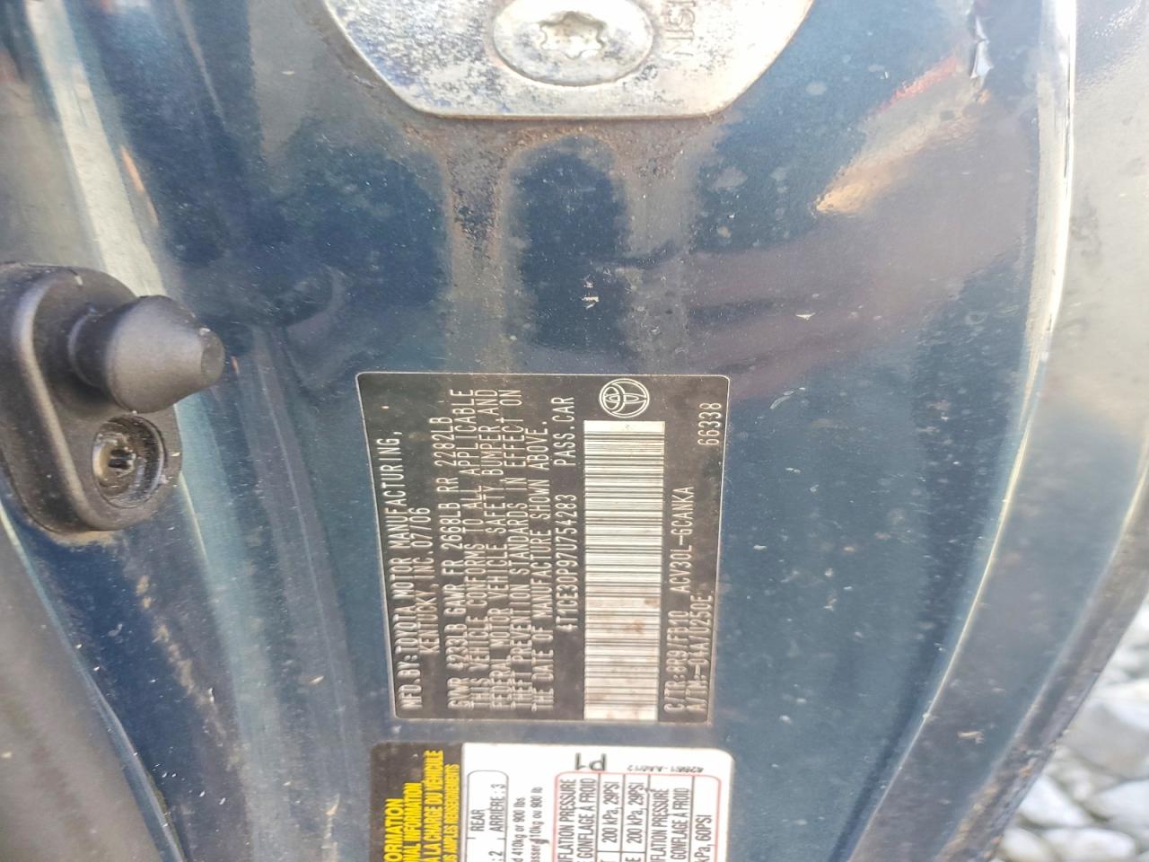 2007 TOYOTA CAMRY SOLARA SE photo 34