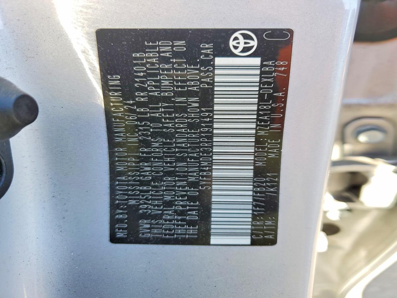 2024 TOYOTA COROLLA LE photo 23