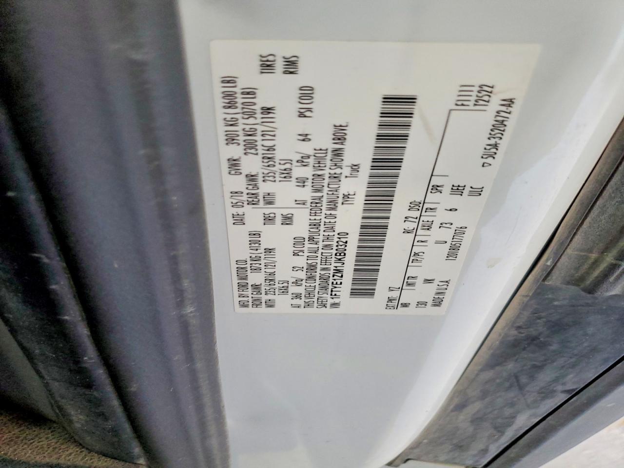 2018 FORD TRANSIT T-150 photo 25