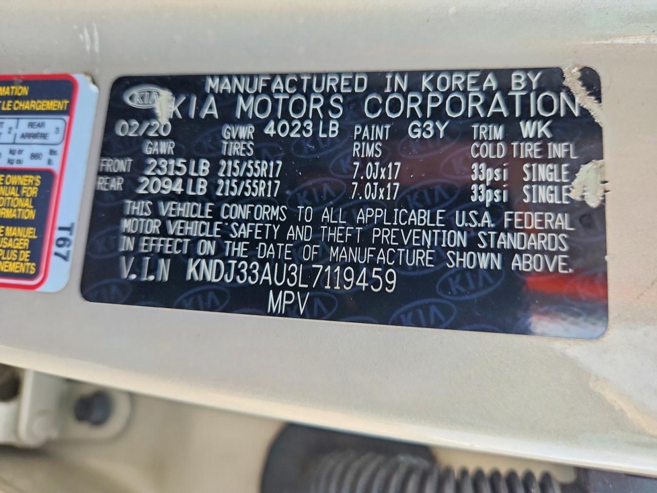 2020 KIA SOUL EX photo 25