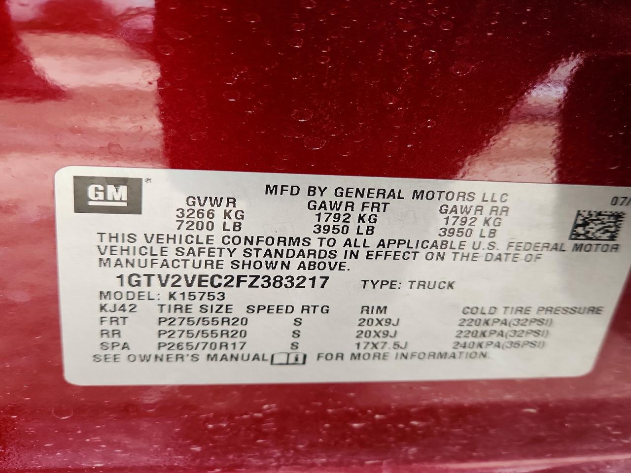 2015 GMC SIERRA K1500 SLT photo 23