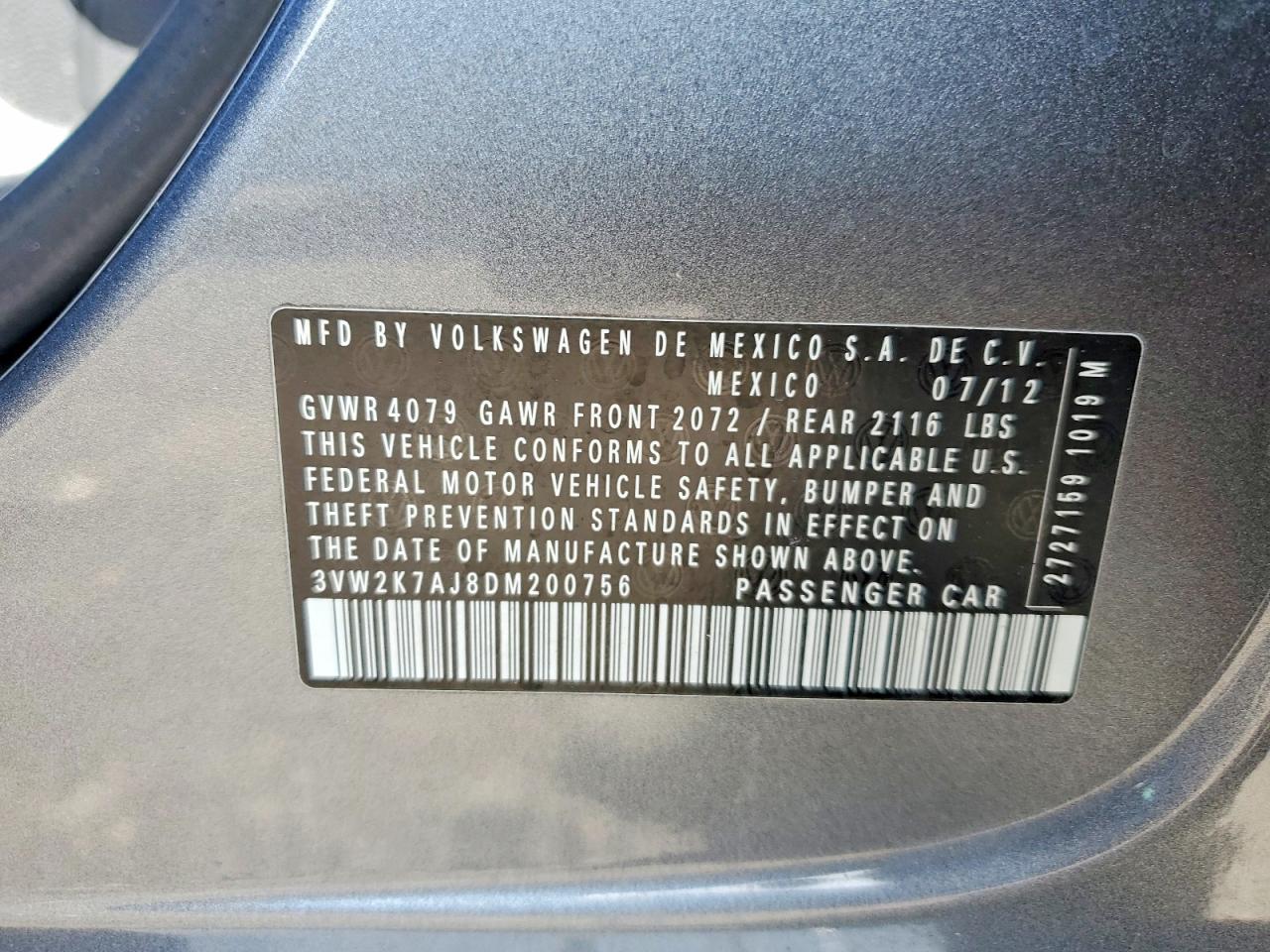 2013 VOLKSWAGEN JETTA BASE photo 23