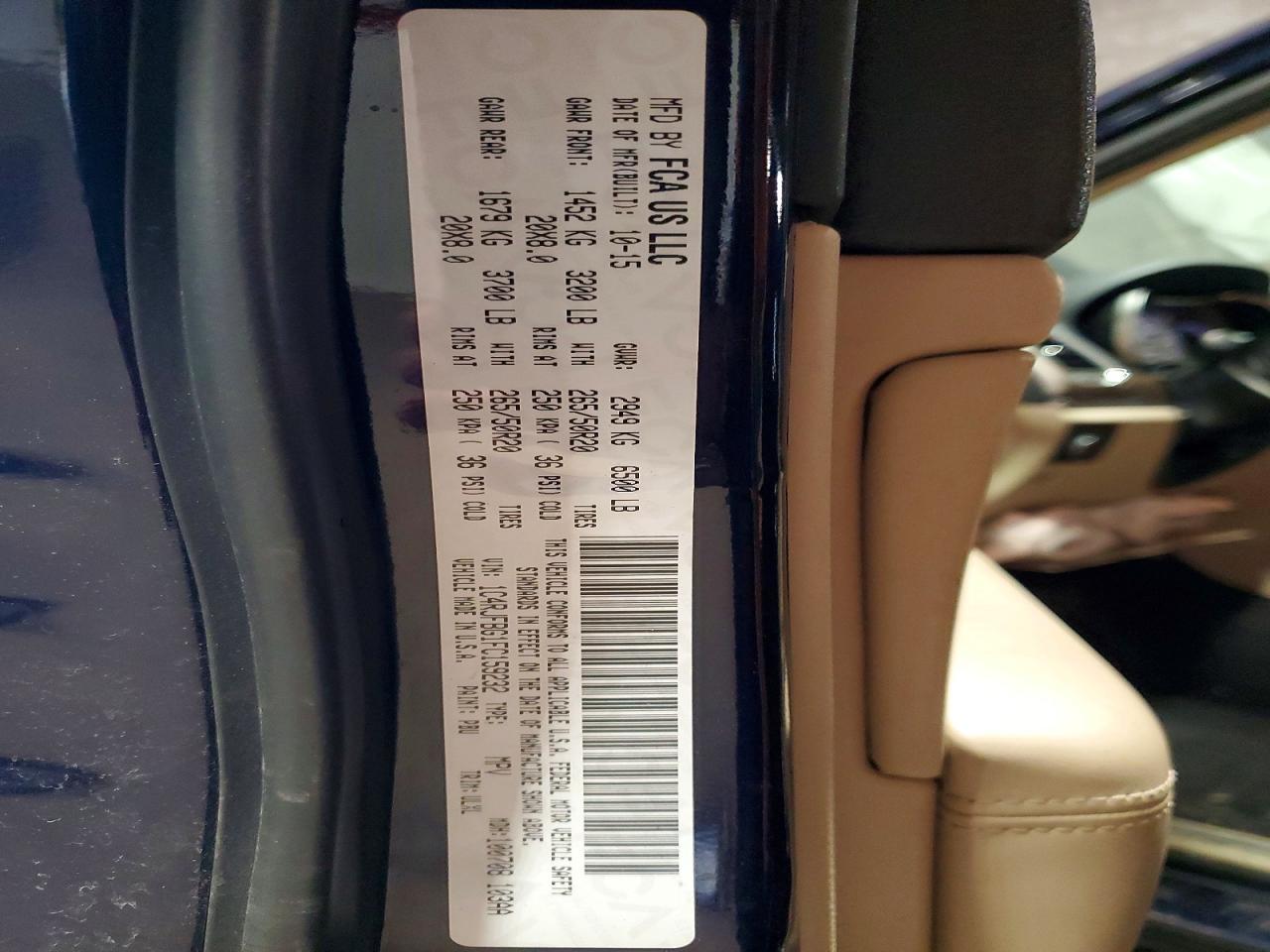 2015 JEEP GRAND CHEROKEE LIMITED photo 25