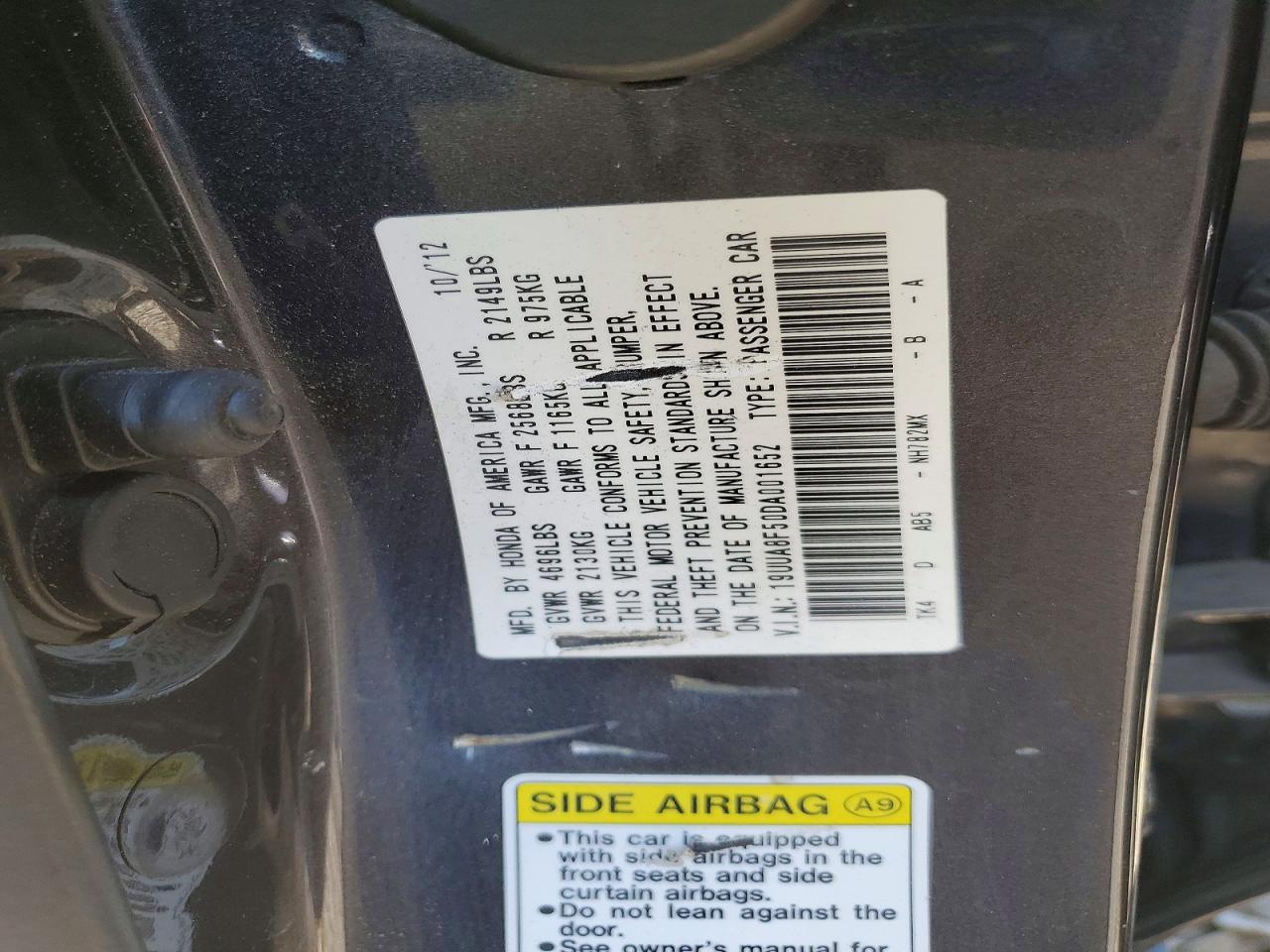 2013 ACURA TL TECH photo 12