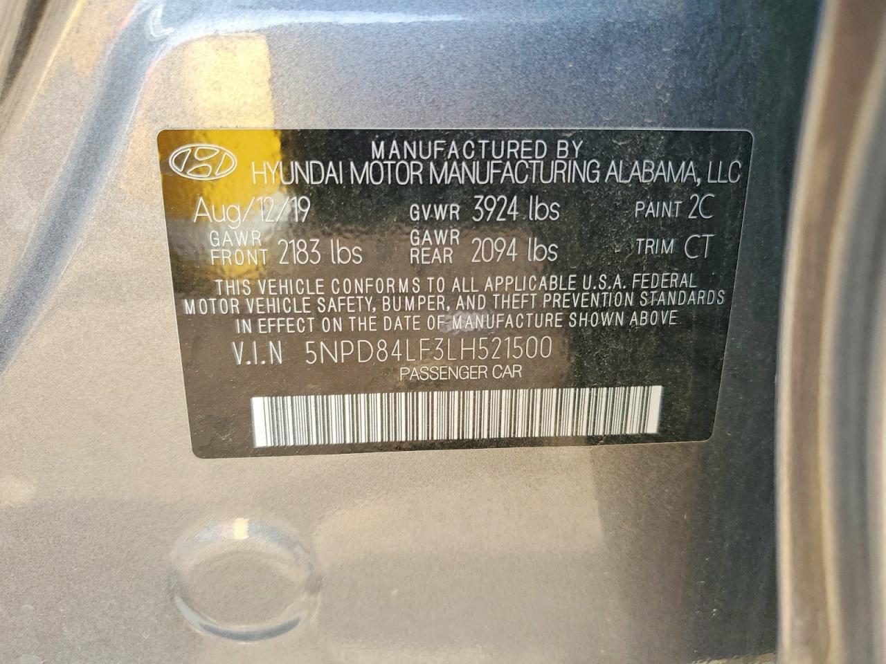 2020 HYUNDAI ELANTRA SEL photo 25