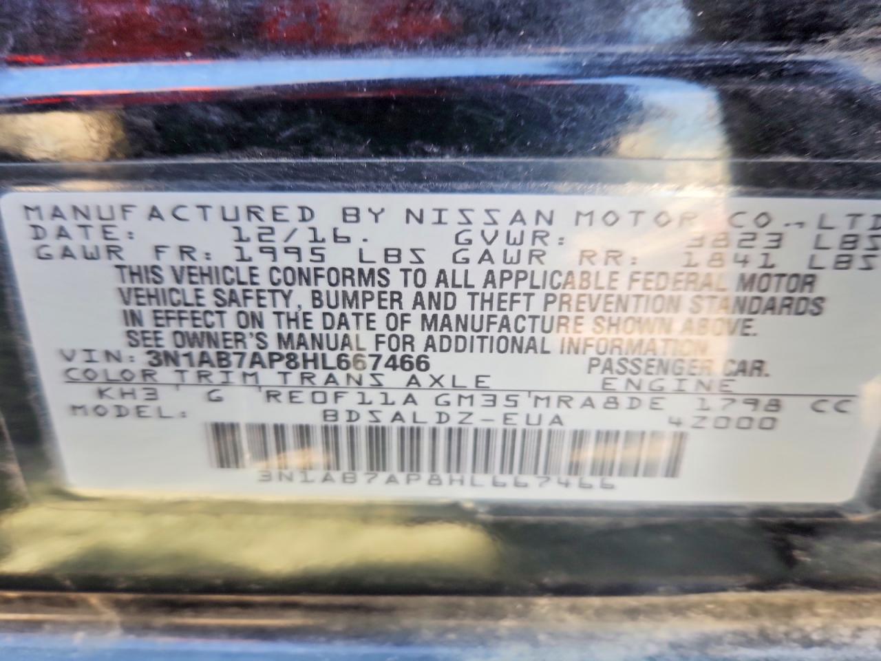 2017 NISSAN SENTRA SV photo 23