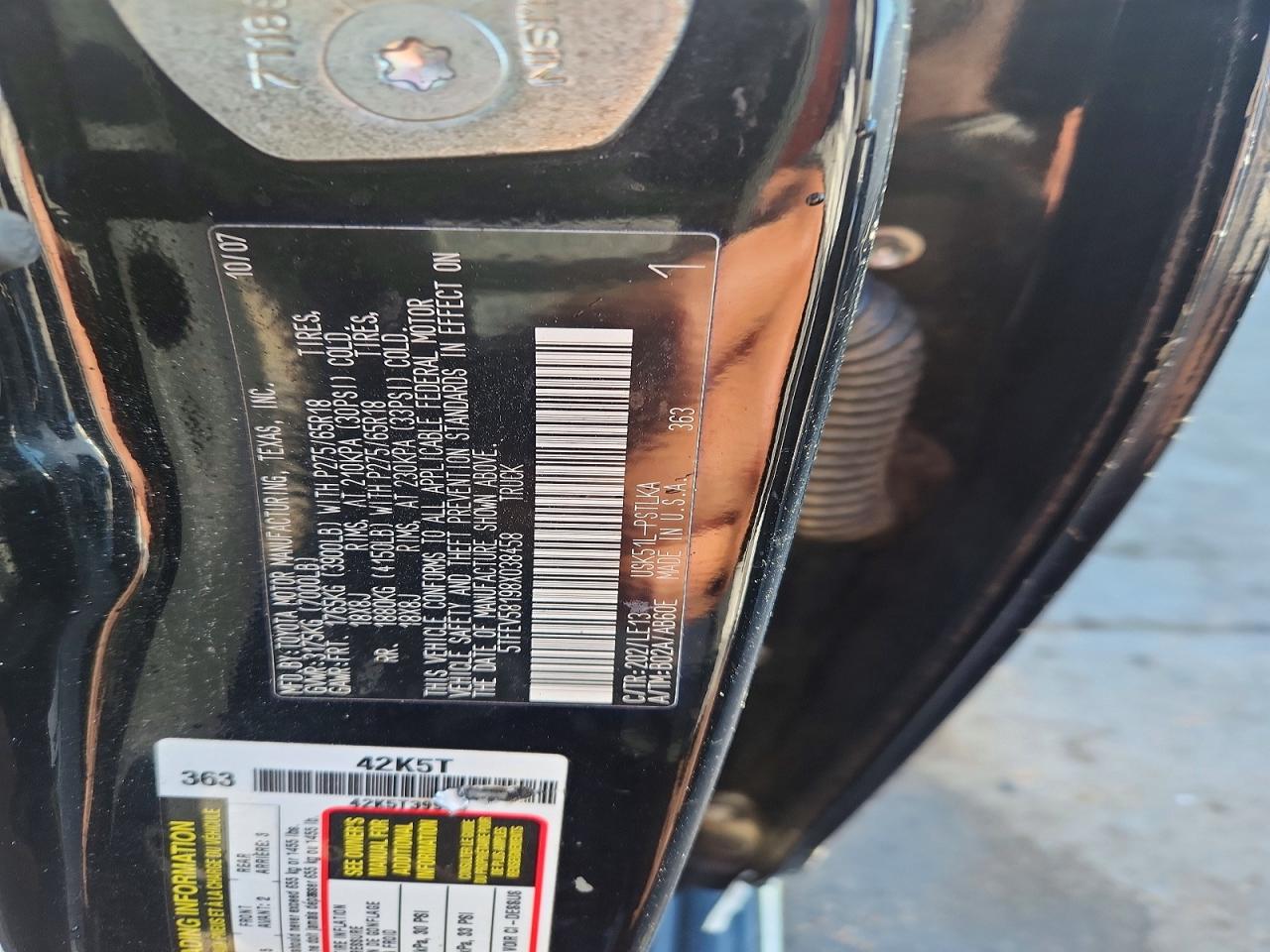 2008 TOYOTA TUNDRA LIMITED photo 34