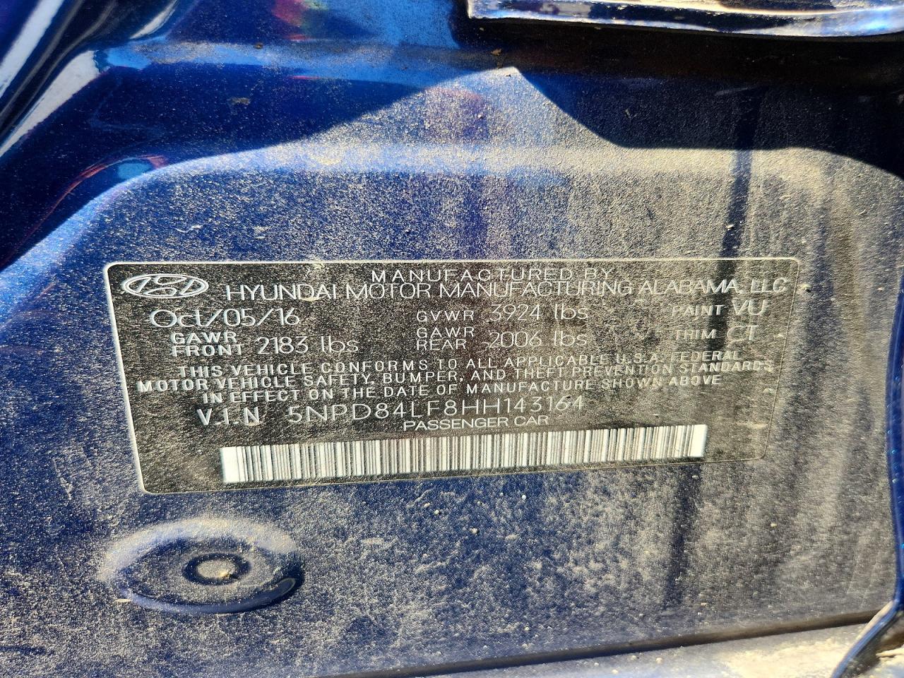 2017 HYUNDAI ELANTRA VALUE EDITION photo 34