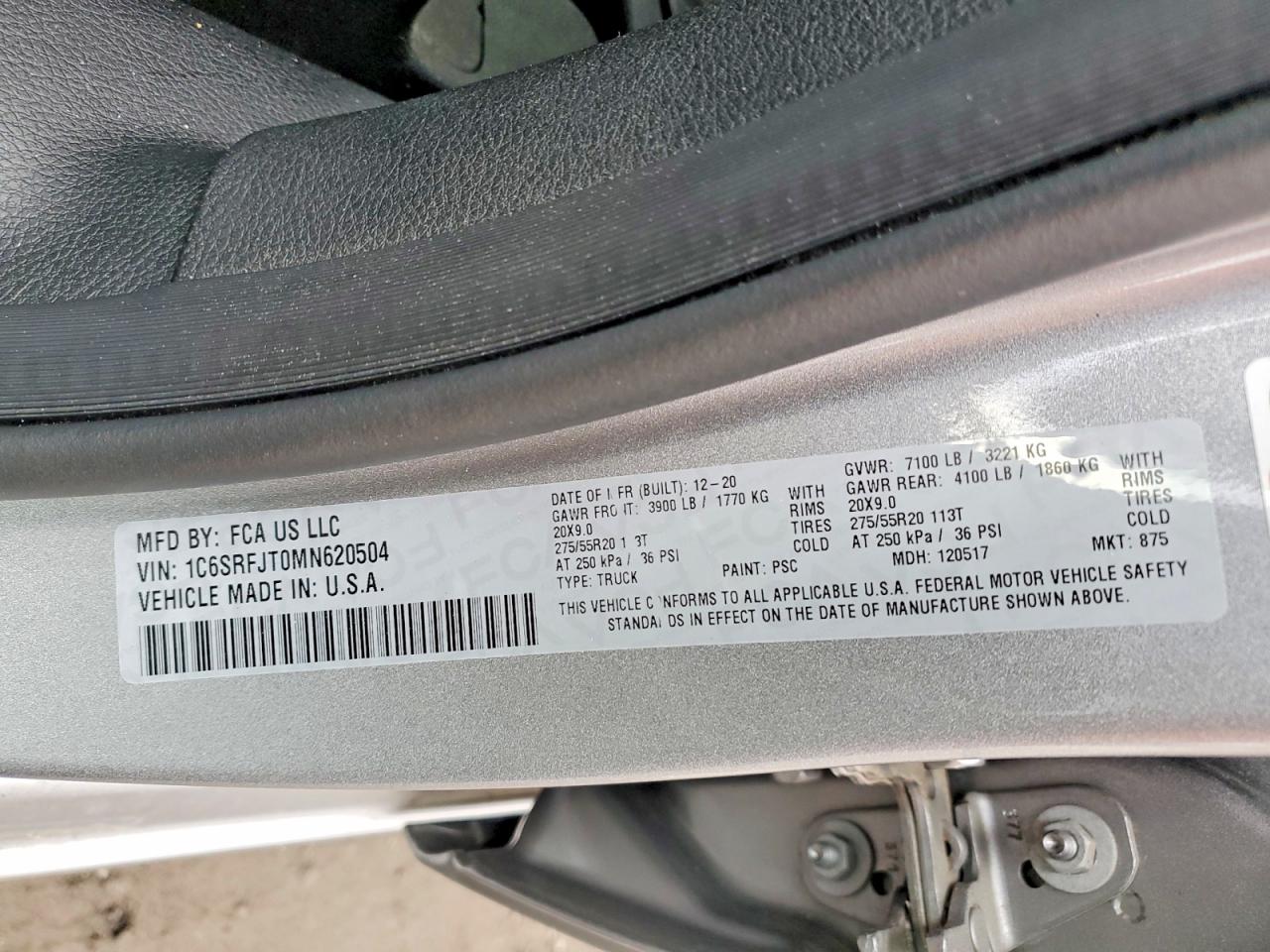 2021 RAM 1500 LARAMIE photo 25