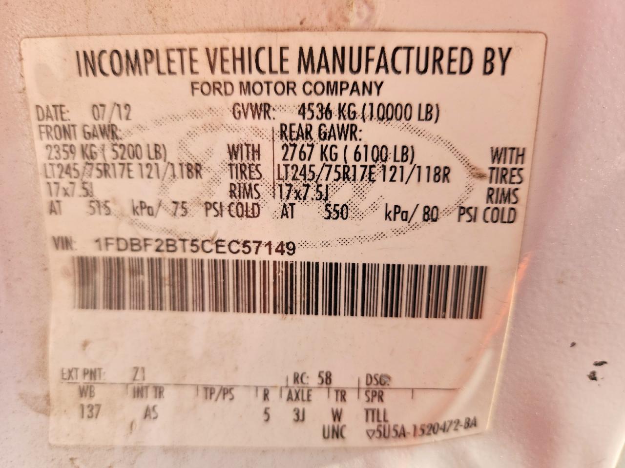 2012 FORD F250 SUPER DUTY UTILITY / SERVICE TRUCK photo 10