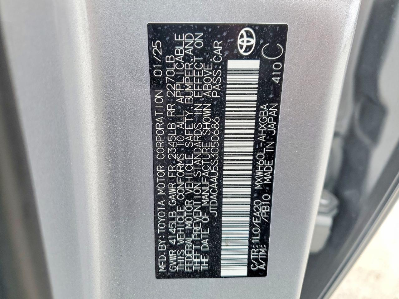 2025 TOYOTA PRIUS XLE photo 25