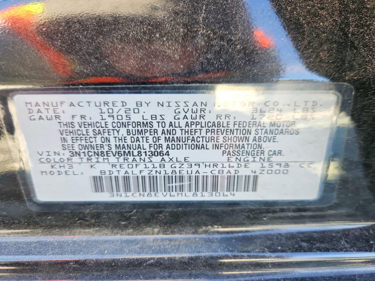 2021 NISSAN VERSA SV photo 37