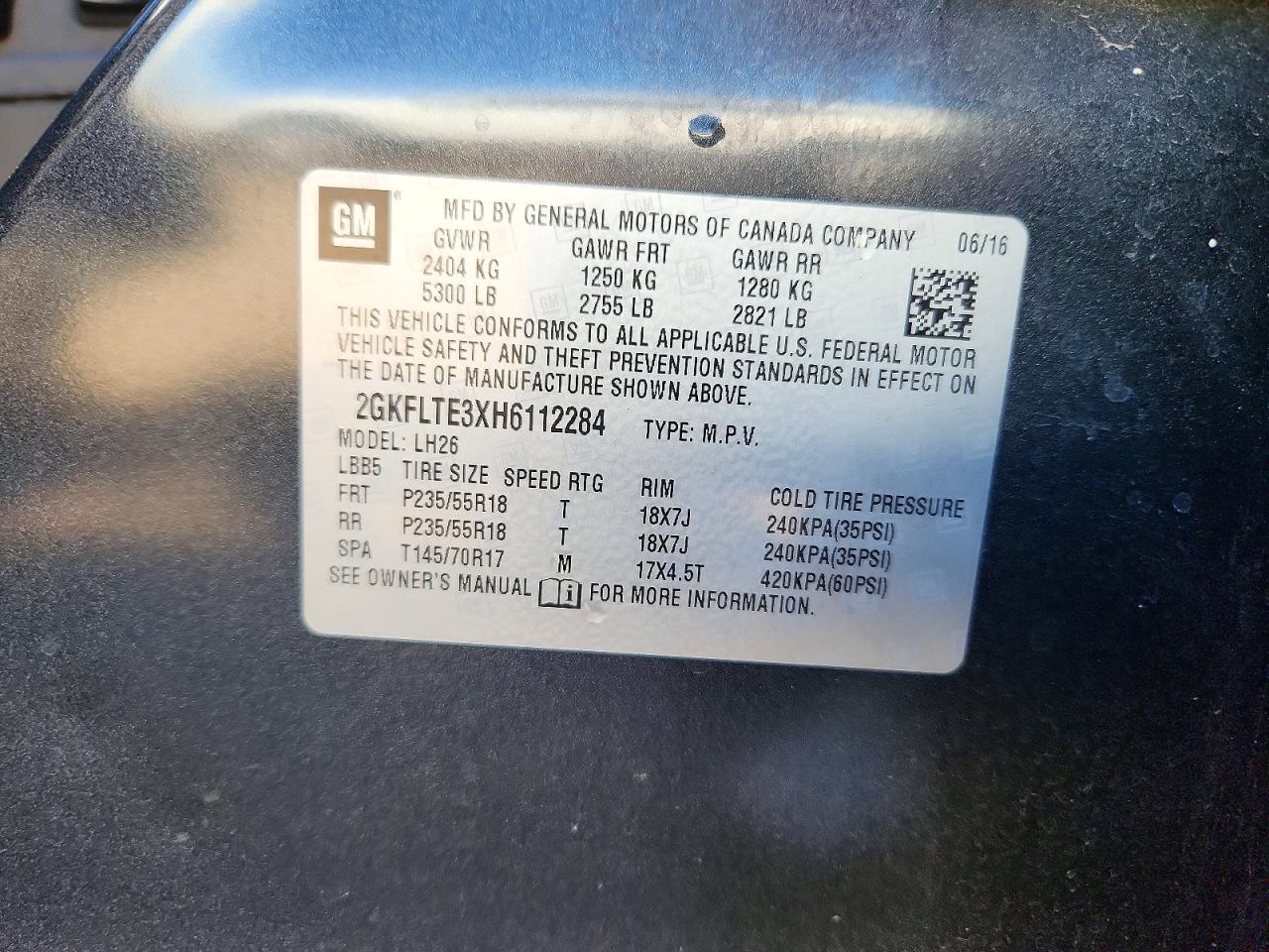 2017 GMC TERRAIN SLE photo 23