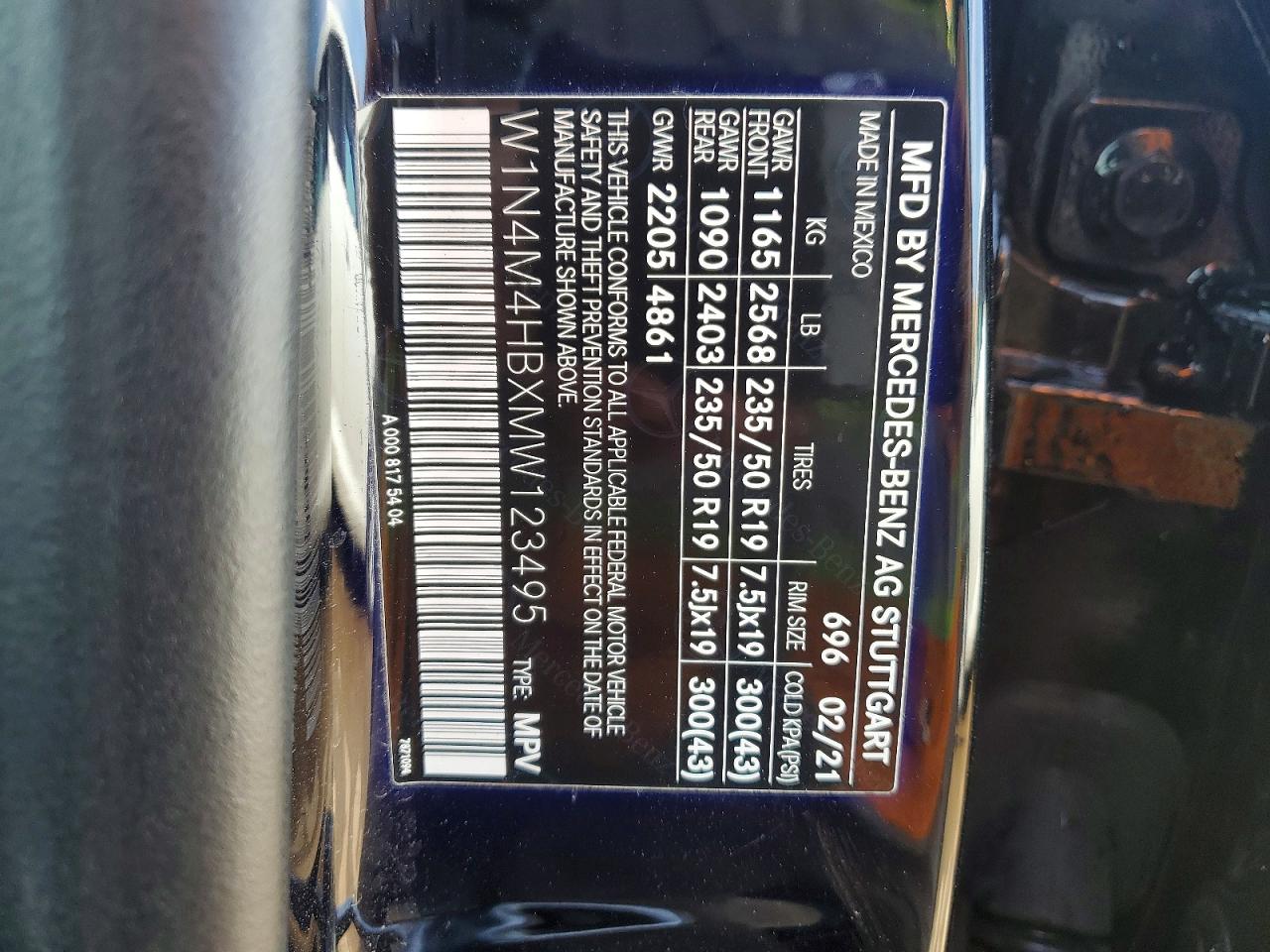 2021 MERCEDES-BENZ GLB 250 4MATIC photo 34