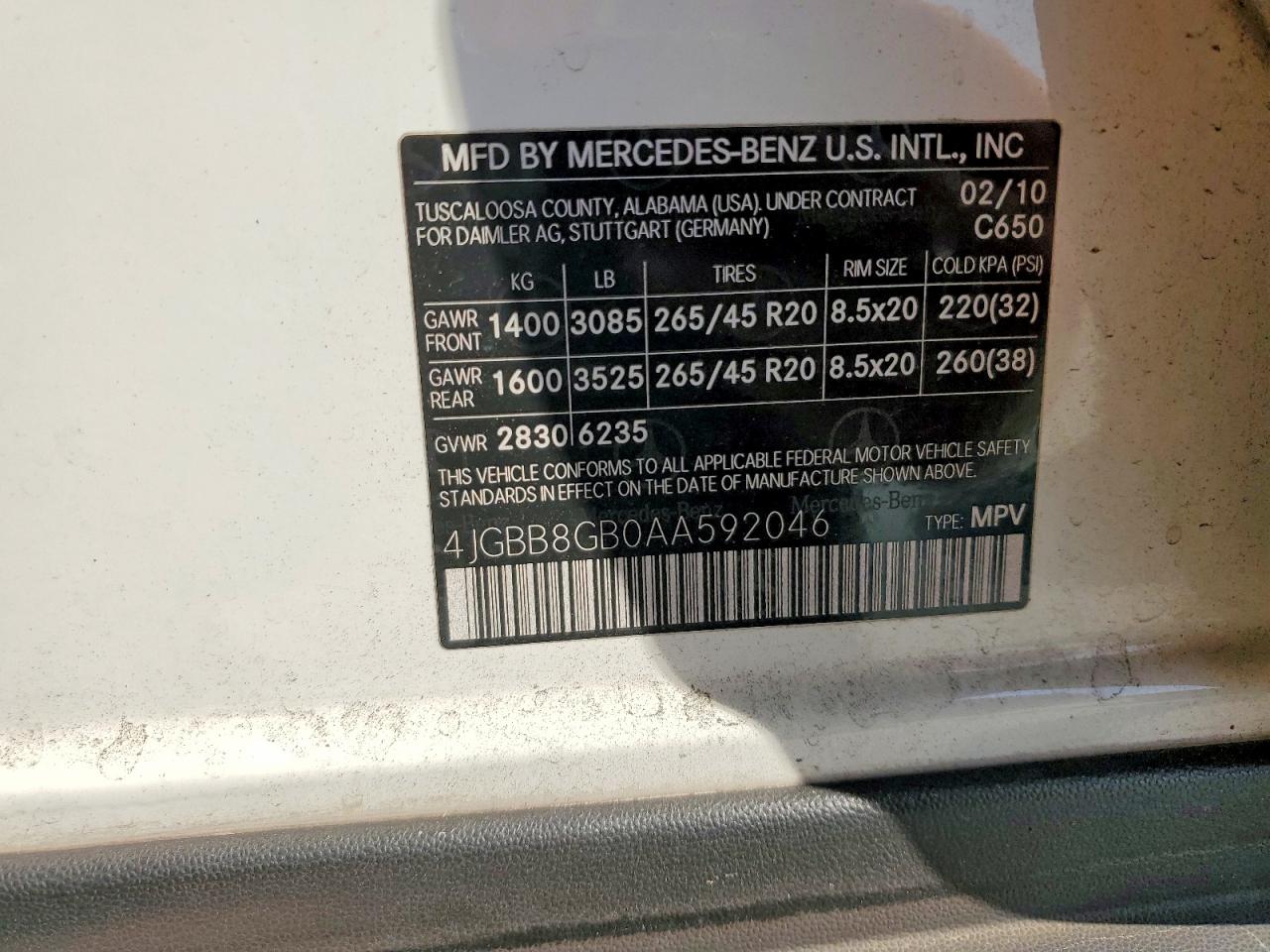 2010 MERCEDES-BENZ ML 350 4MATIC photo 23
