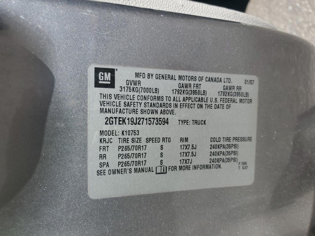 2007 GMC NEW SIERRA K1500 photo 23