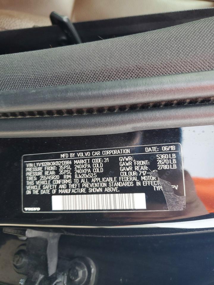 2019 VOLVO XC60 T5 photo 25