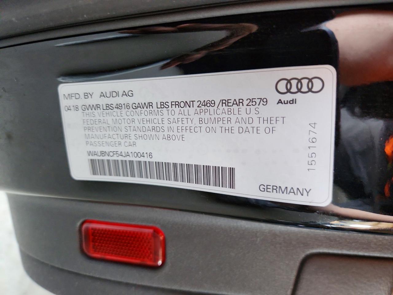 2018 AUDI A5 PREMIUM PLUS photo 13