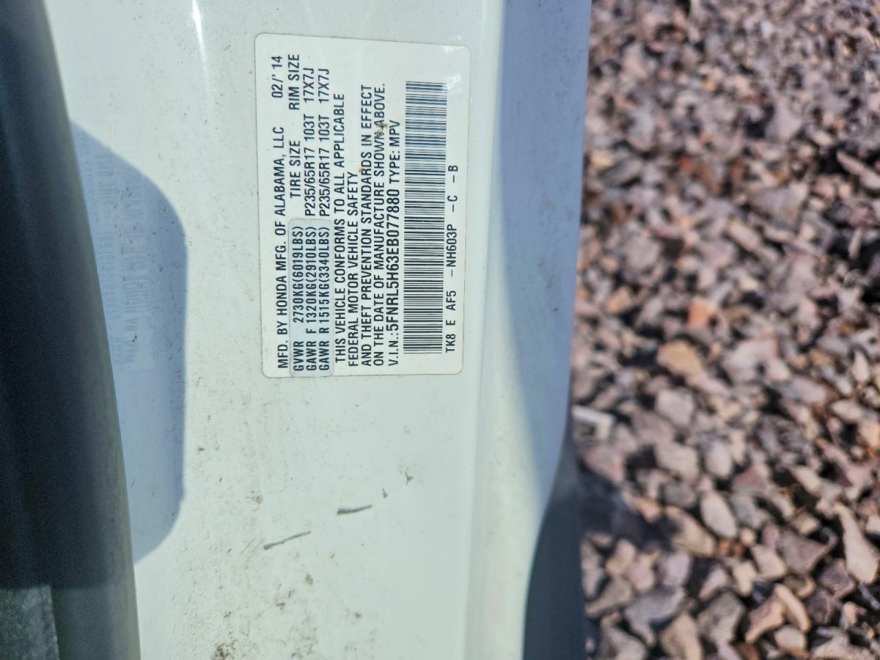 2014 HONDA ODYSSEY EXL photo 37