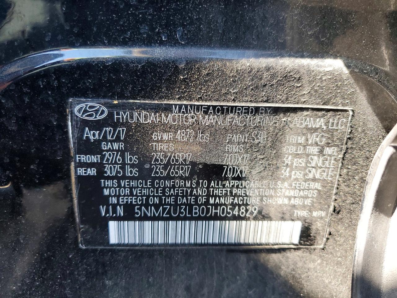 2018 HYUNDAI SANTA FE SPORT 2.4L photo 25