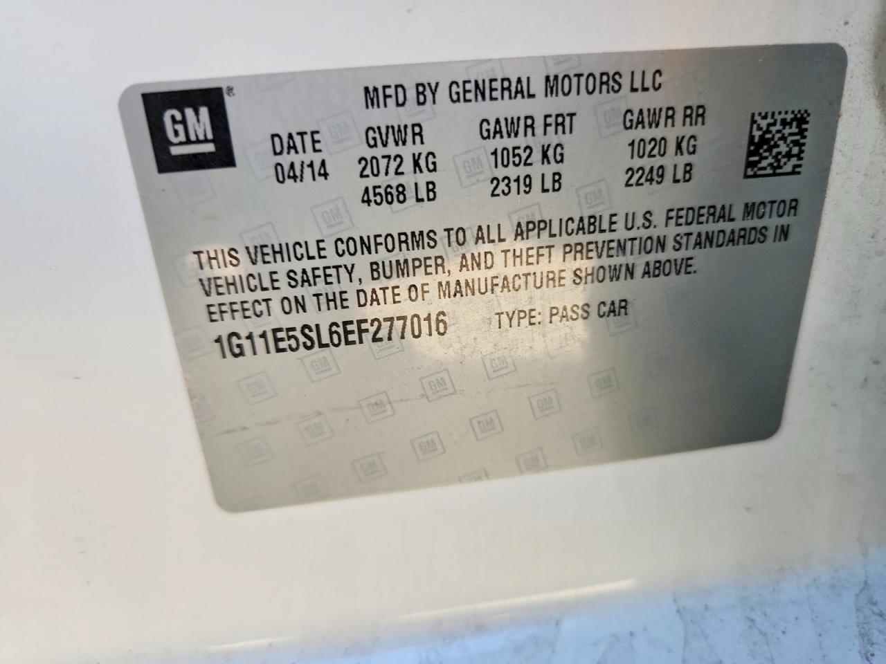 2014 CHEVROLET MALIBU 2LT photo 34