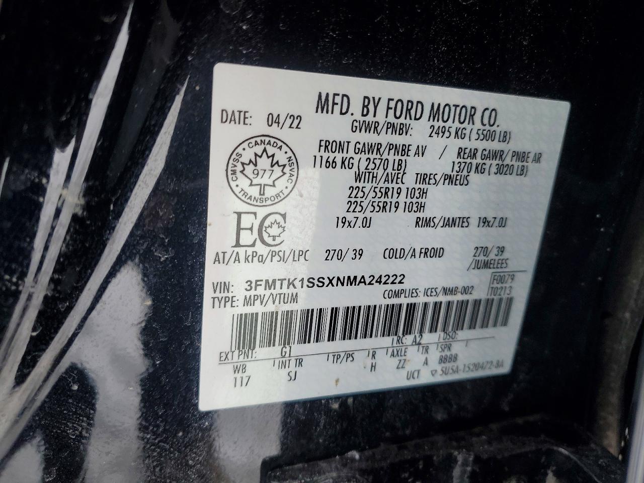 2022 FORD MUSTANG MACH-E SELECT photo 23