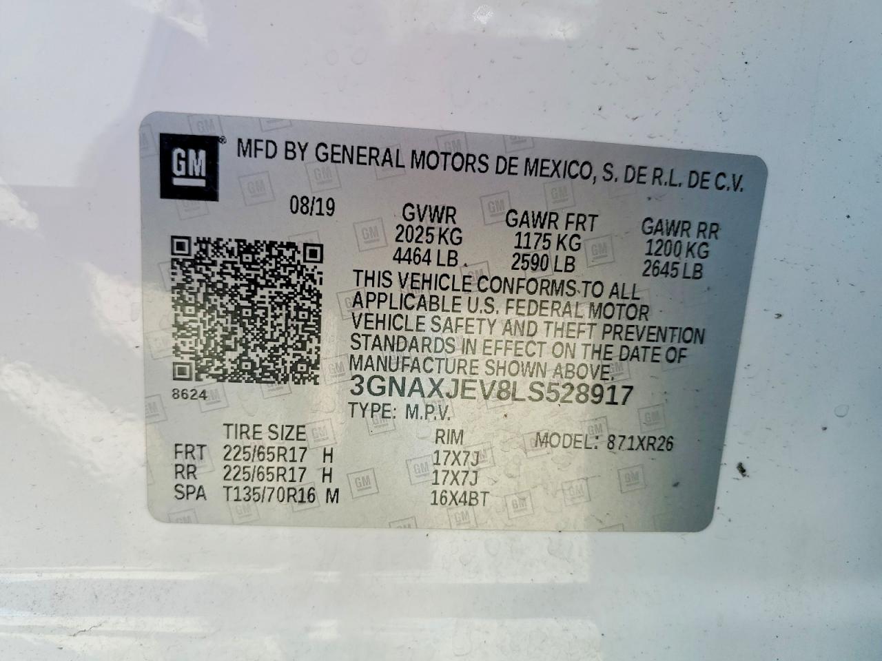 2020 CHEVROLET EQUINOX LT photo 27