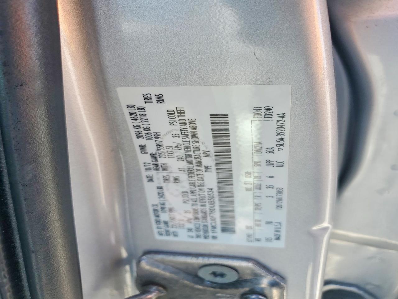 2013 FORD ESCAPE S photo 23