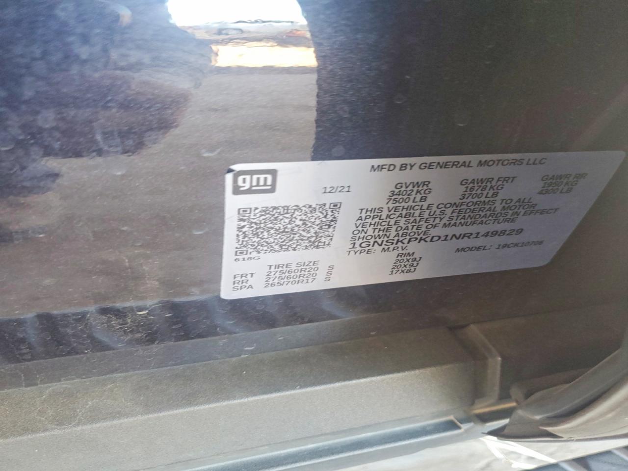 2022 CHEVROLET TAHOE K1500 Z71 photo 23