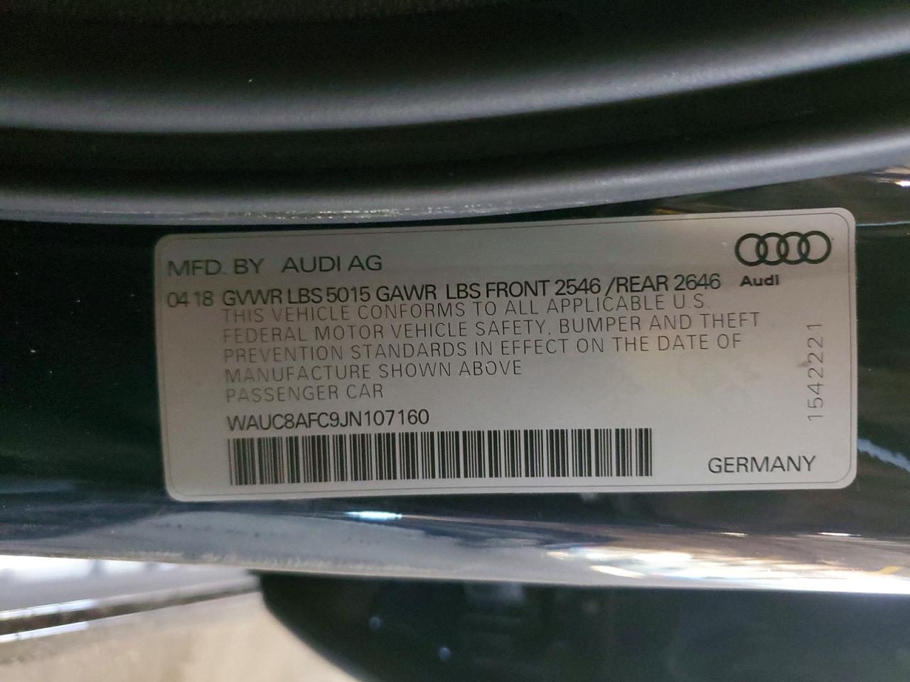2018 AUDI A6 PREMIUM photo 25