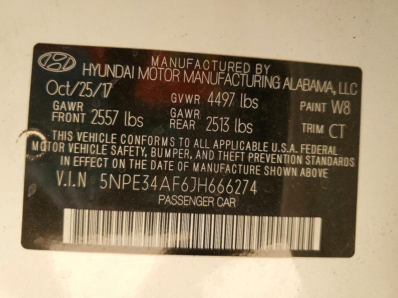 2018 HYUNDAI SONATA SEL photo 13